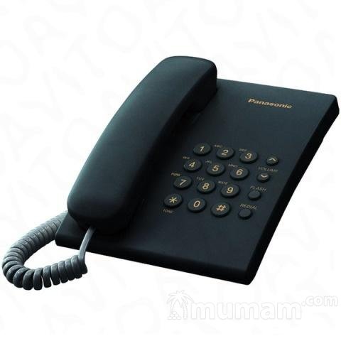 Телефон офисный panasonic KX-TS2350RUB чёрный