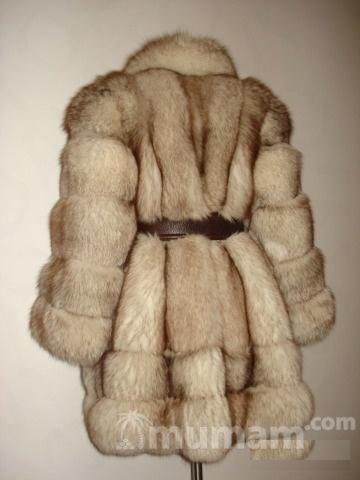 Шуба из песца moschino р.46-50(Италия) I46/D42/F4