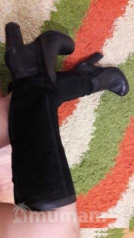 Сапоги кожаные Nine West
