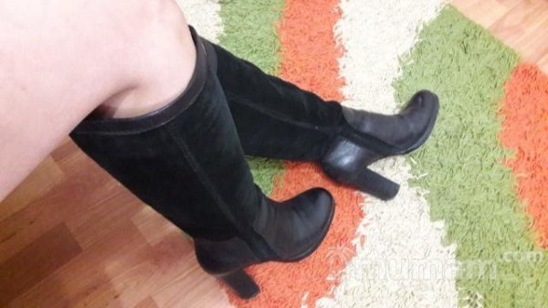 Сапоги кожаные Nine West