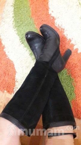 Сапоги кожаные Nine West