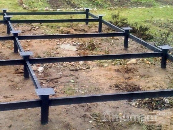 Фундамент на винтовых сваях