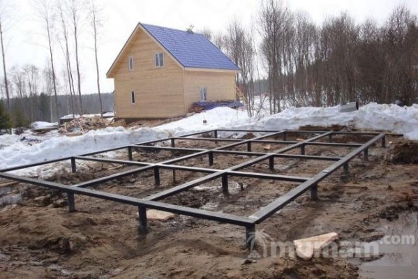 Фундамент на винтовых сваях