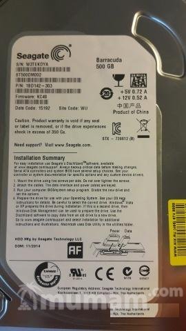 Жесткий диск 500gb HDD Seagate barracuda