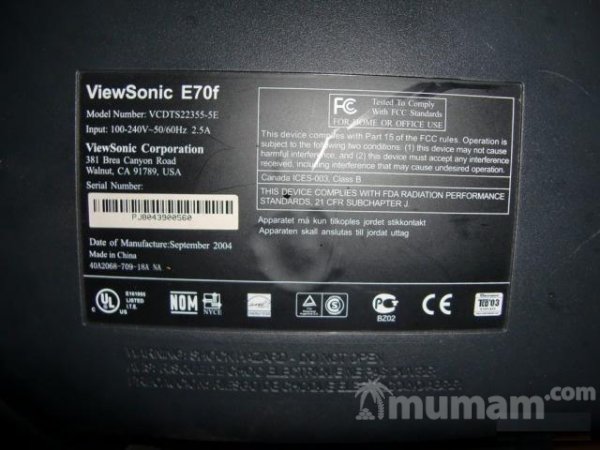 Монитор телевизор ViewSonic E70f (обмен)
