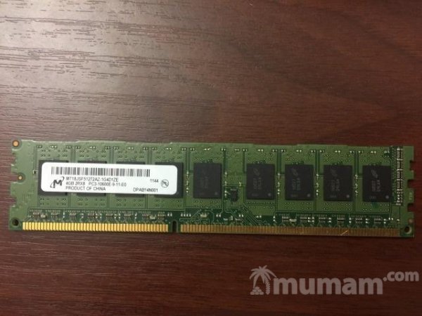 Оперативная память Micron, DDR3, 4GB, PC-14900, EC