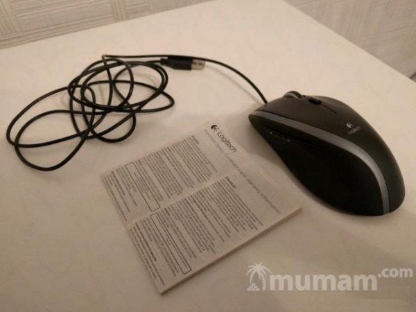 Logitech Corded Mouse M500 Black USB