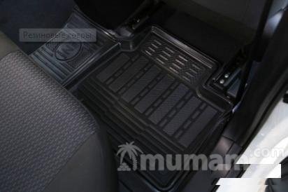 Коврики в салон Peugeot 206 (06) Резиновые