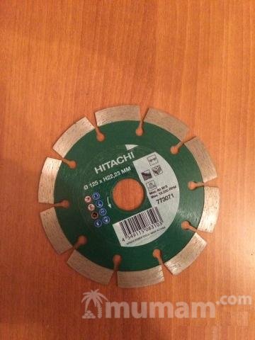 Диск алмазный по бетону, плитке hitachi