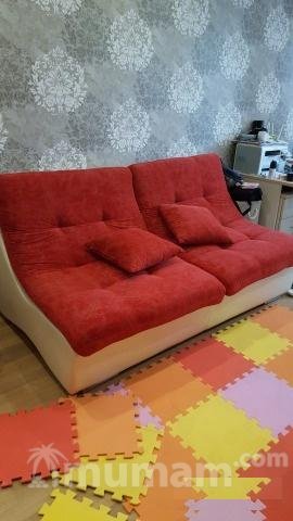 Диван кровать антивандальная ткань+экокож Монреаль