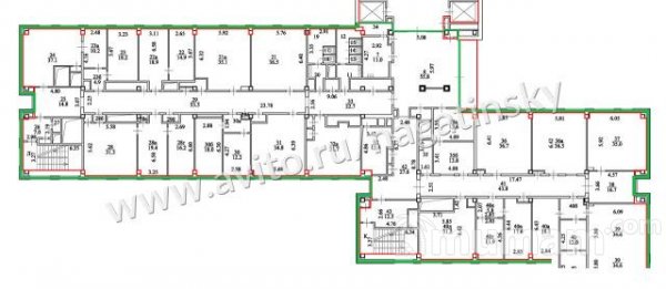 Офисное помещение в аренду 940 м² Коломенская, юао