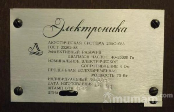 Электроника 25ас-033