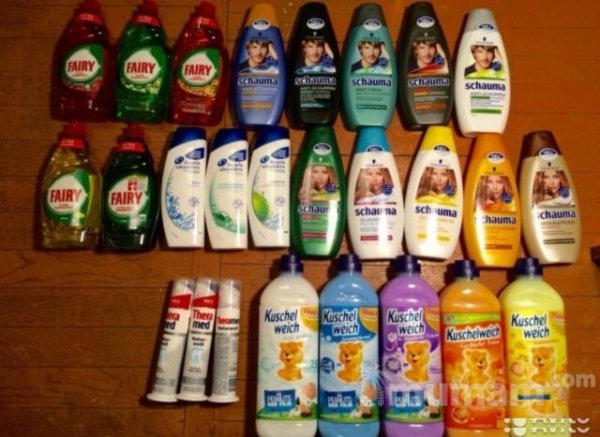 Persil, Ariel, бытовая химия из Германии