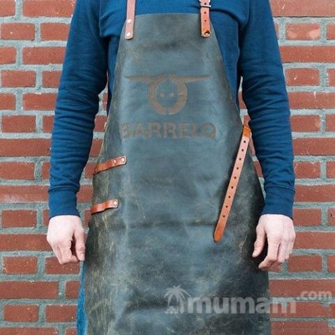 Фартук для гриля кожаный. Отличный подарок мужчине