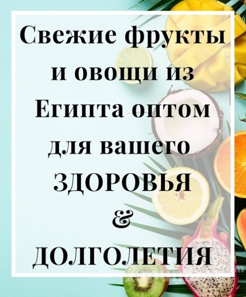 Фрукты овощи из Египта оптом.