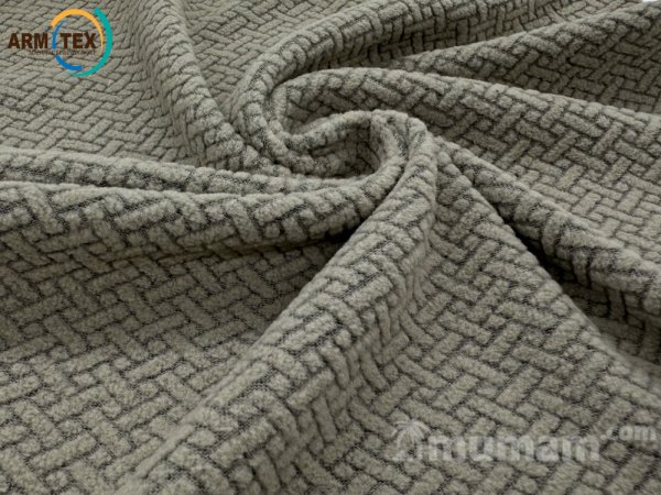 AnchorARMTEX Простая Мягкая Велюровая Накладка на Изголовье Кровати — Премиальная Ткань с Жаккардовы