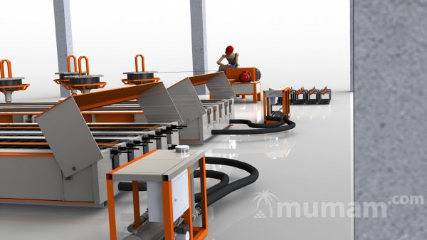 Технологическая линия по производству световых опор СВ