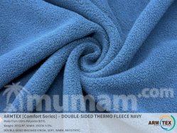 ARMTEX Comfort Series – Двусторонний Термофлис ТЕМНО-СИНИЙ