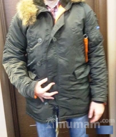 Куртка аляска Alpha Industries N-3B Parka Sage Gre