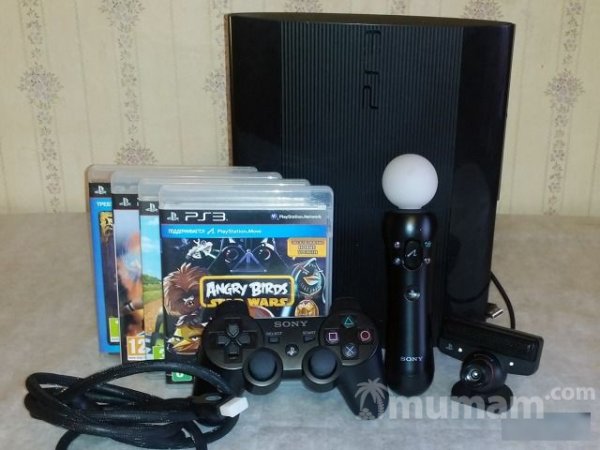 PlayStation 3 (PS3) Super Slim. Большой комплект