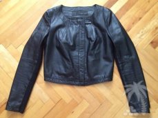 Куртка кожаная zara
