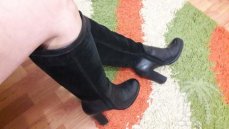 Сапоги кожаные Nine West