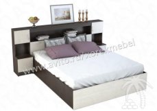 Кровать с закроватным модулем+ матрас Вита 160