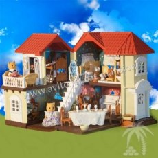 Кукольный домик Happy Family с набором мебели