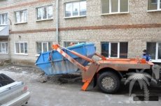 Вывоз мусора. Вывоз строительного мусора. Контейне