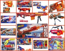Бластеры nerf нерф - mega, автомат