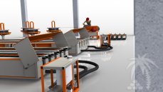 Технологическая линия по производству световых опор СВ
